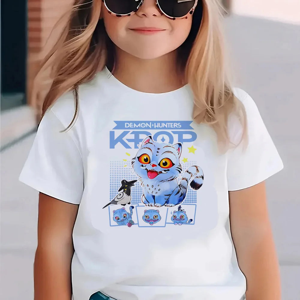 T-shirt Enfant Kpop Demon Hunters - Style Harajuku