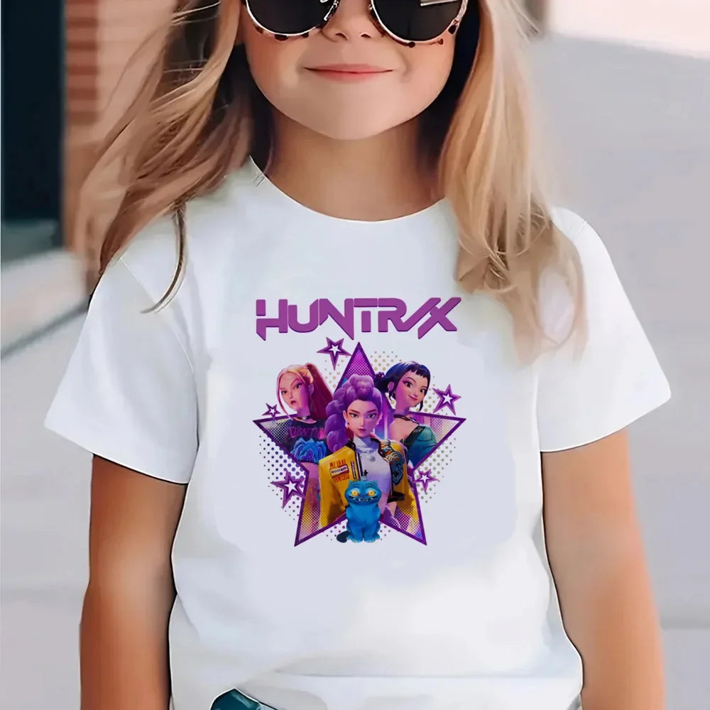 T-shirt Enfant Kpop Demon Hunters - Style Harajuku